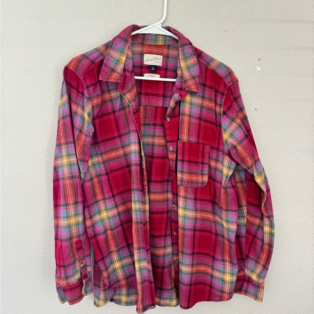Bright Colored Flannel Size XXL